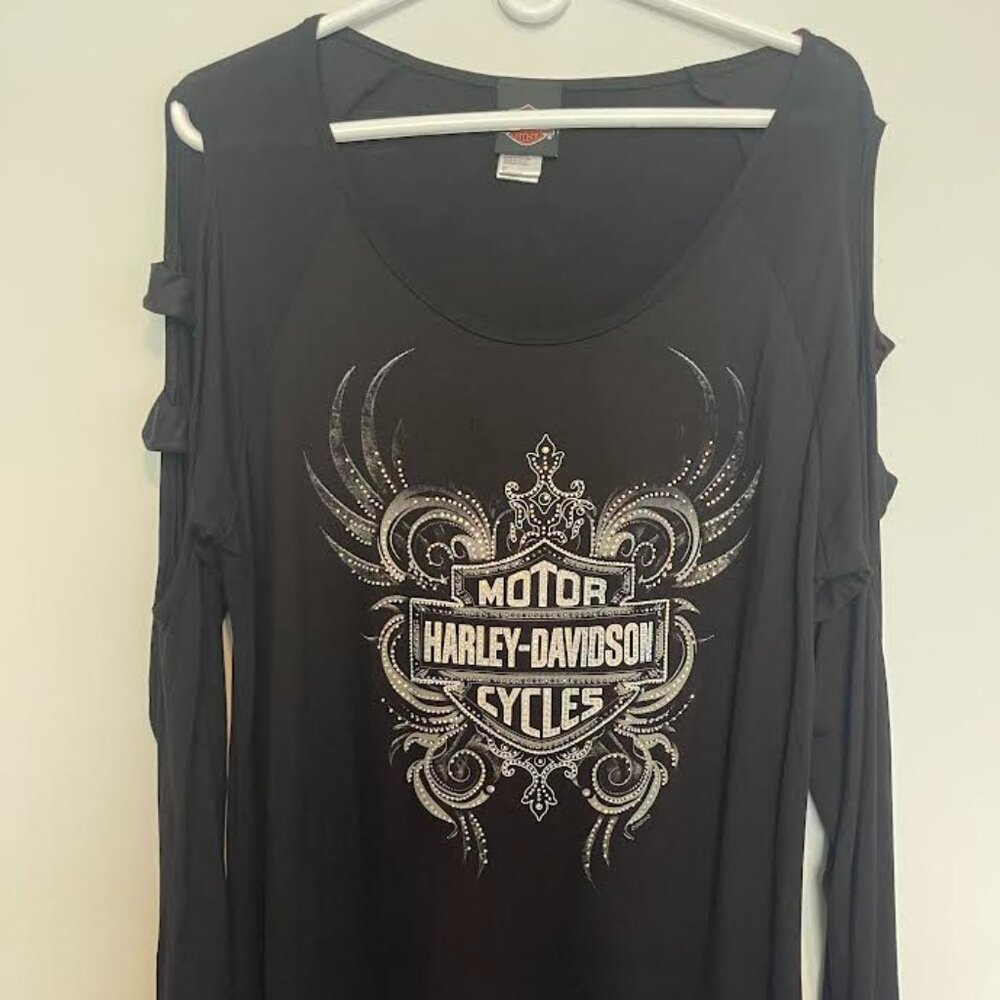 Gorgeous Ladies 2X Harley Davidson Shirt